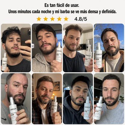 VIREON® Serum Avanzado para el Crecimiento de Barba y Cabello