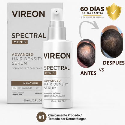 VIREON® Serum Avanzado para el Crecimiento de Barba y Cabello