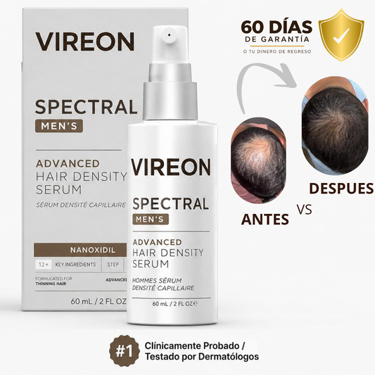 VIREON® Serum Avanzado para el Crecimiento de Barba y Cabello