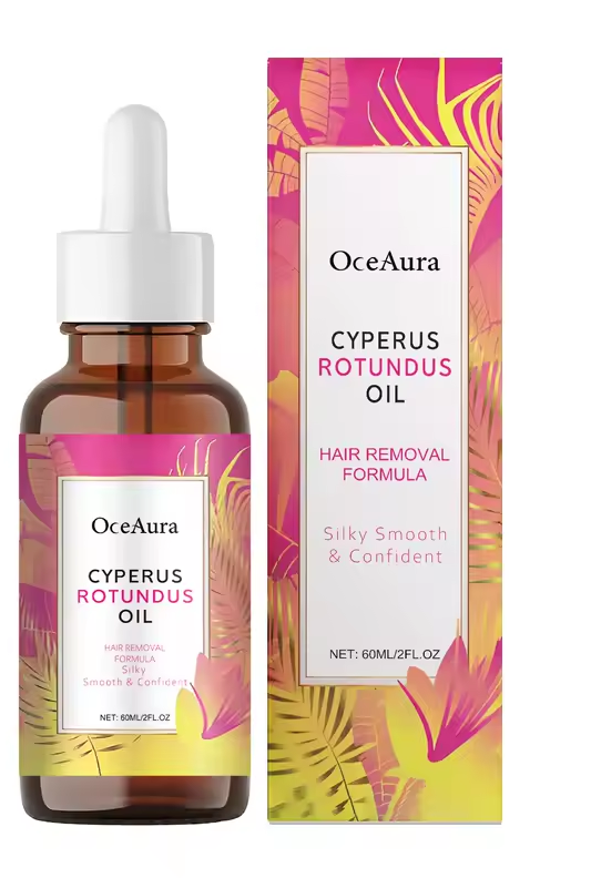 Aceite de Cyperus Rotundus — Reduce el crecimiento del vello · Hidrata y suaviza la piel
